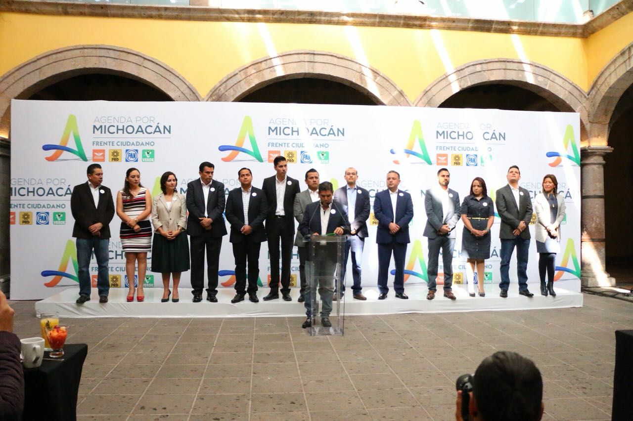 Conforman diputados y partidos Frente Ciudadano por Michoacán