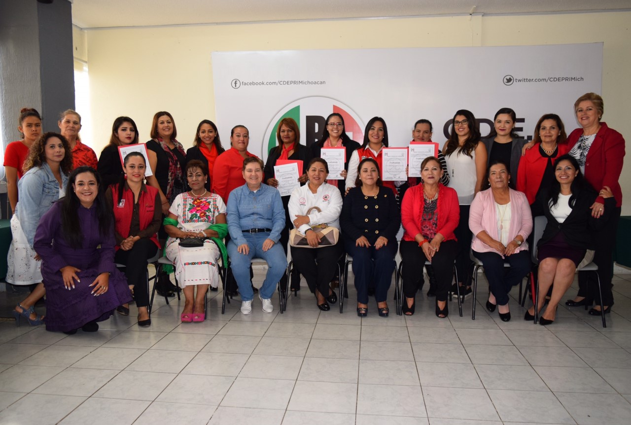 El PRI de Michoacán fortalece su estructura de mujeres rumbo al 2018