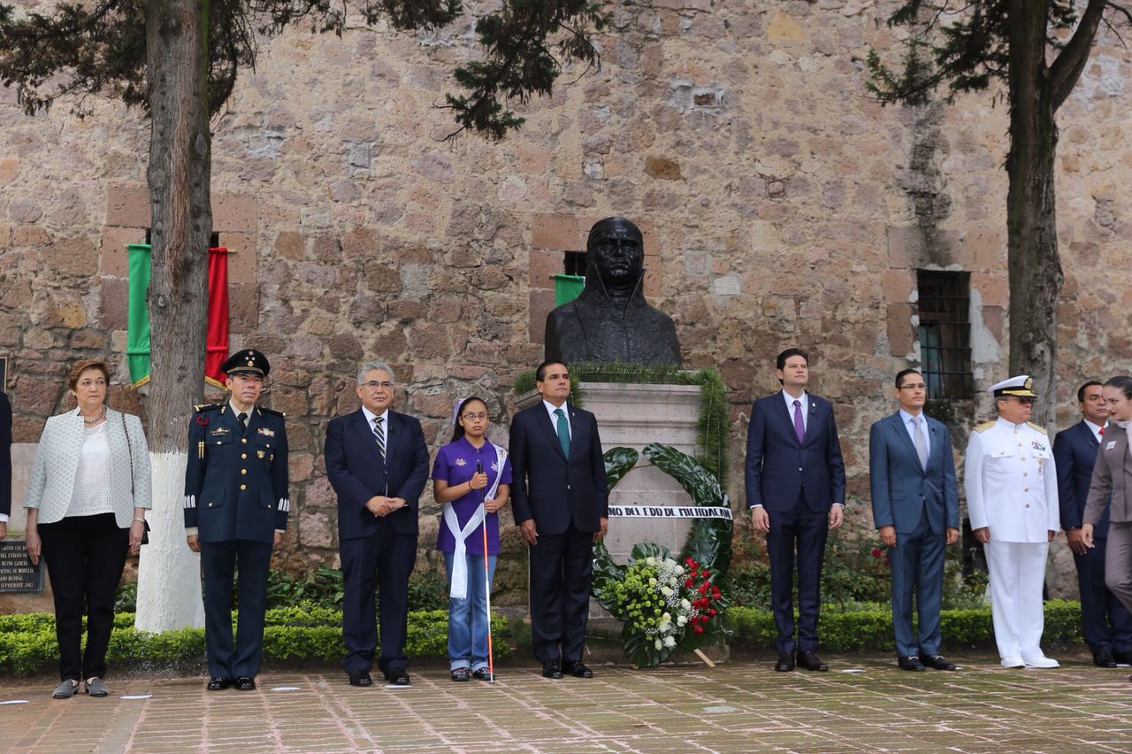 Preside Silvano Aureoles actividades conmemorativas al CCLII Natalicio del Siervo de la Nación