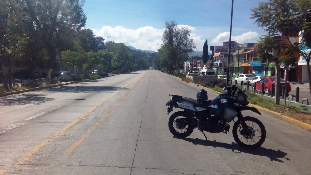 Monitorea Policía Michoacán movilización de la CNTE en Morelia