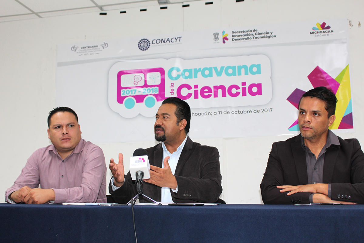 Alista SICDET la temporada 2017-2018 de la Caravana de la Ciencia