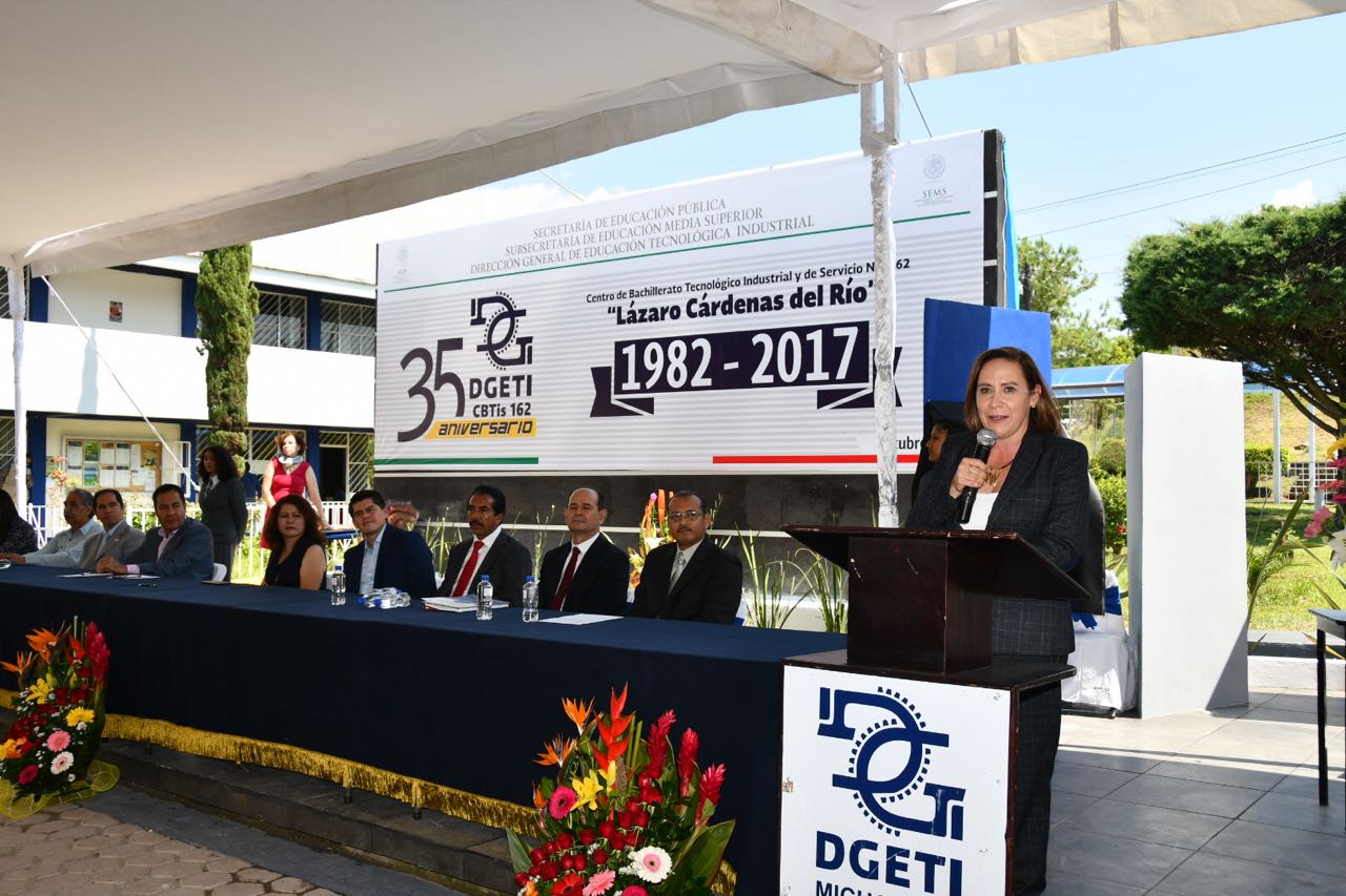 Reconocen calidad educativa del CBTIS 162