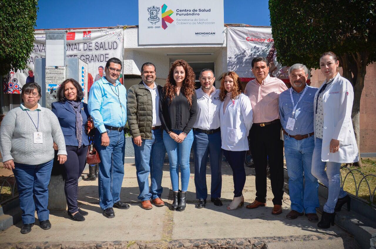 Entrega Gobierno de Michoacán mobiliario a Centros de Salud de Puruándiro