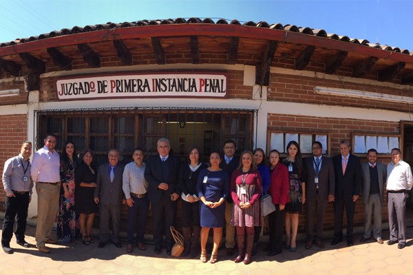 Consejeros del Poder Judicial realizan recorrido por juzgados de Pátzcuaro