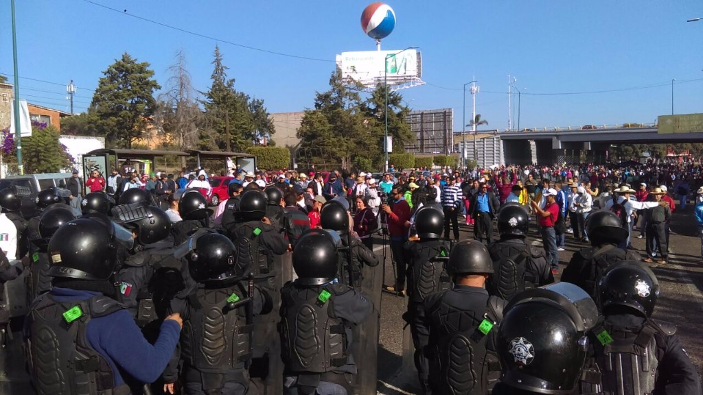 Supervisa SSP operativo ante manifestaciones en Morelia