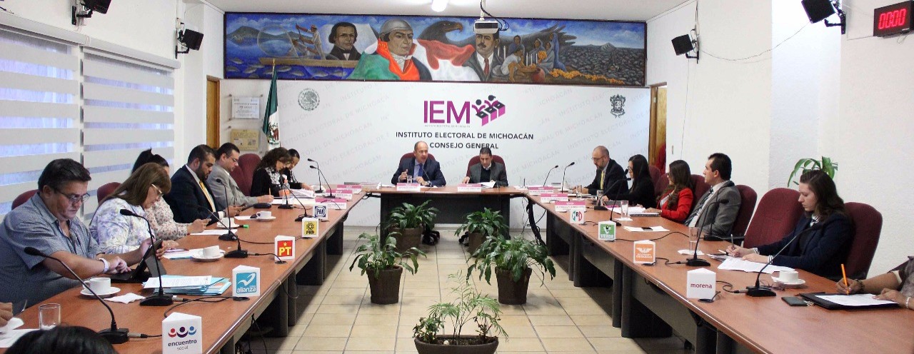Para brindar mayor certeza, el IEM aprueba modificaciones al calendario electoral