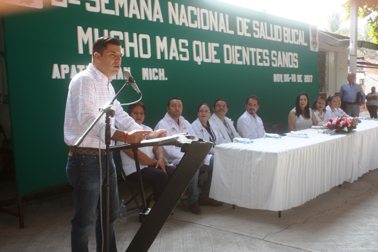 Inicia Segunda Semana de Salud Bucal 2017 en Apatzingán
