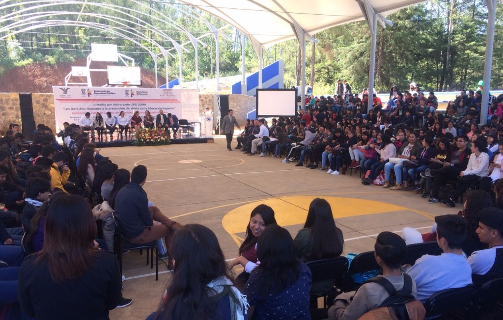 Fomenta SSP medidas de prevención con jóvenes de Pátzcuaro