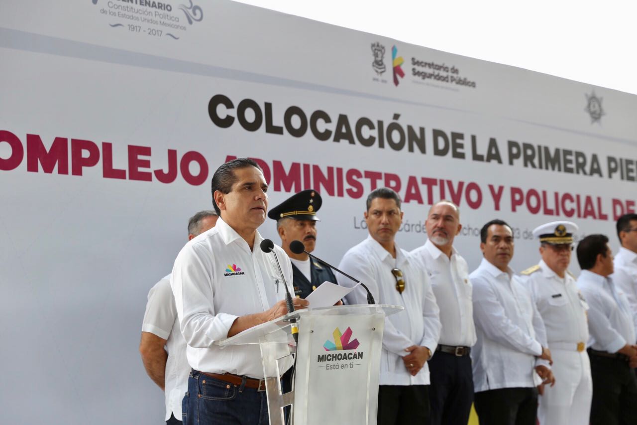 Inicia Gobernador construcción de Complejo Administrativo y Policial Regional de Lázaro Cárdenas