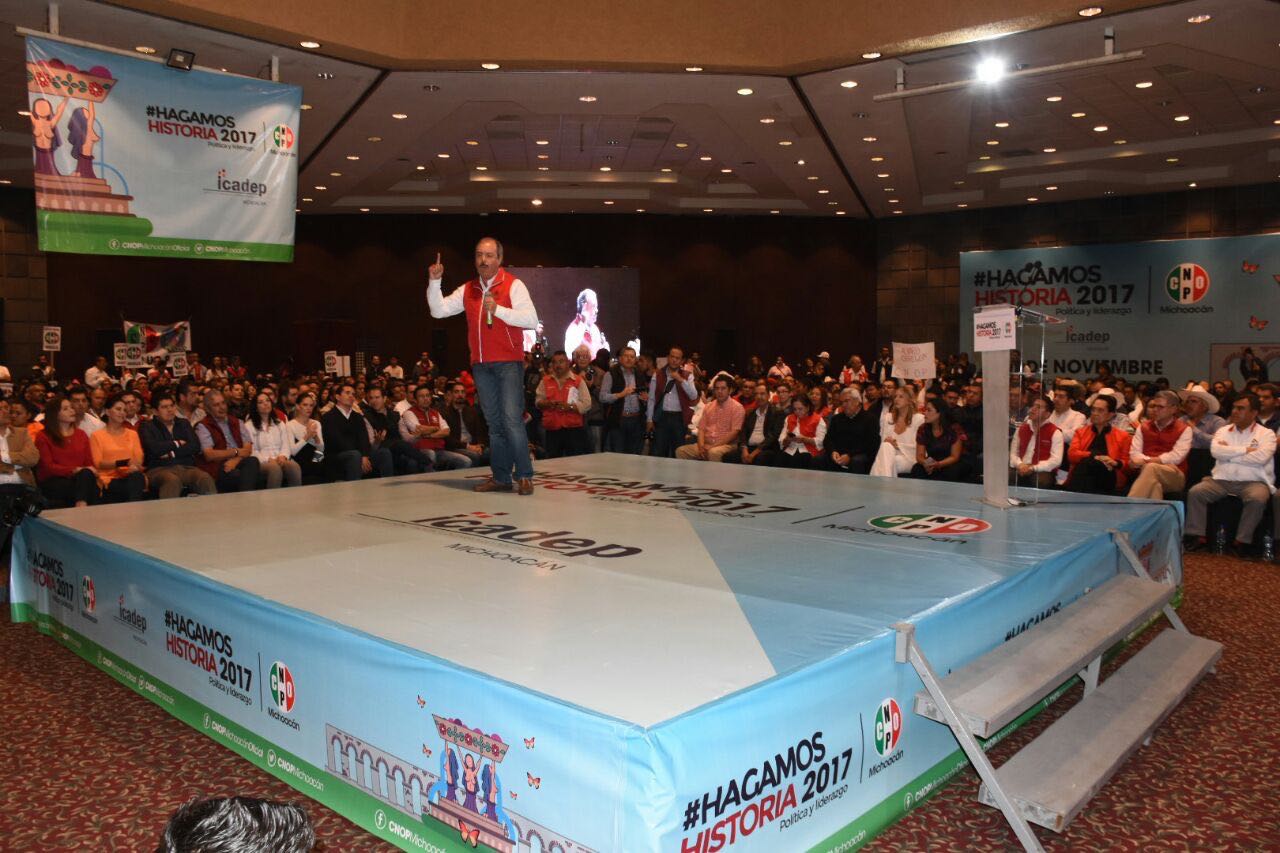 El PRI en Michoacán está fuerte, unido y vamos en un sólo sentido hacia el triunfo: Víctor silva