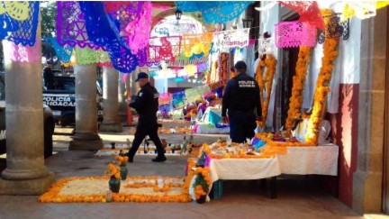 SSP garantiza seguridad de asistentes a actividades de Noche de Muertos