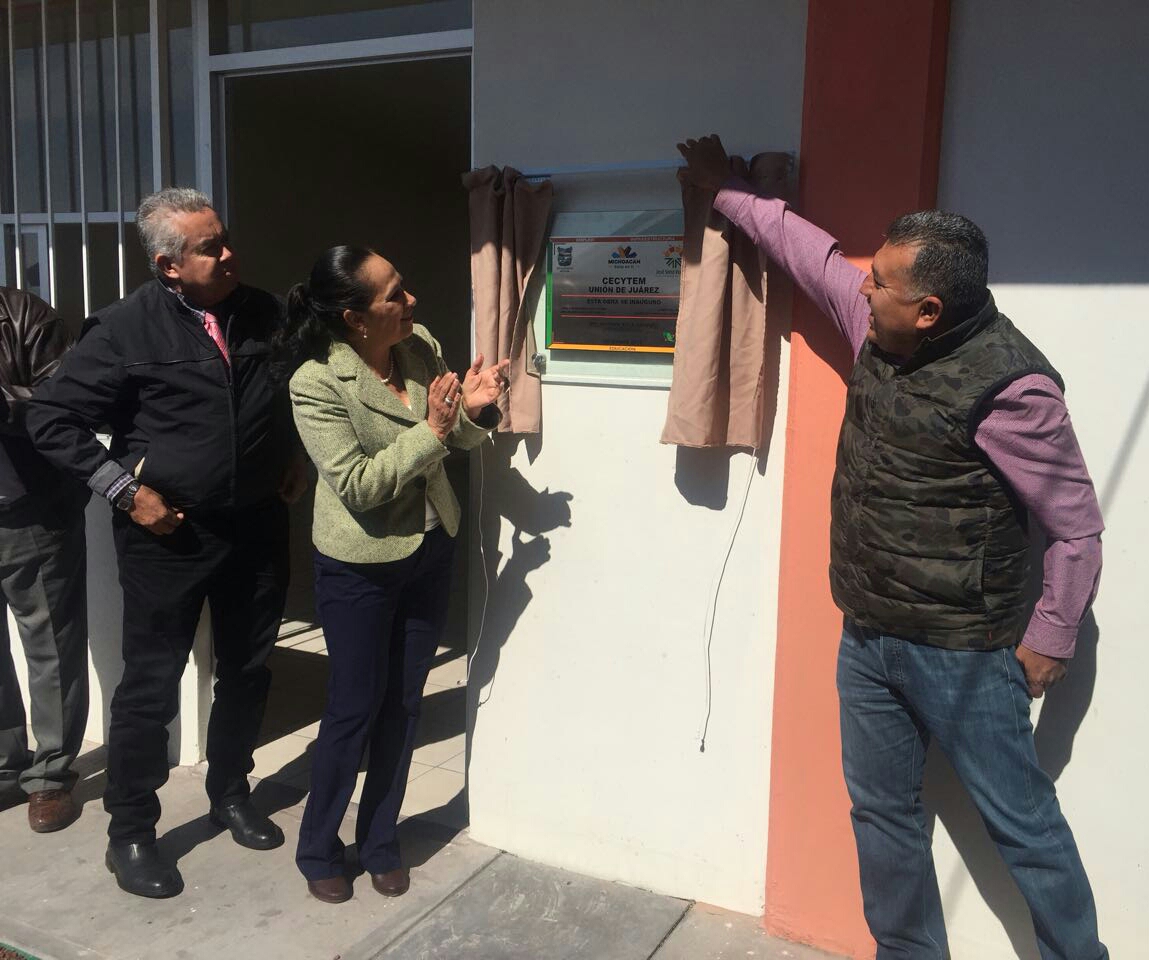 Inaugura CECyTEM obras por casi 3 mdp en el CEMSaD de José Sixto Verduzco
