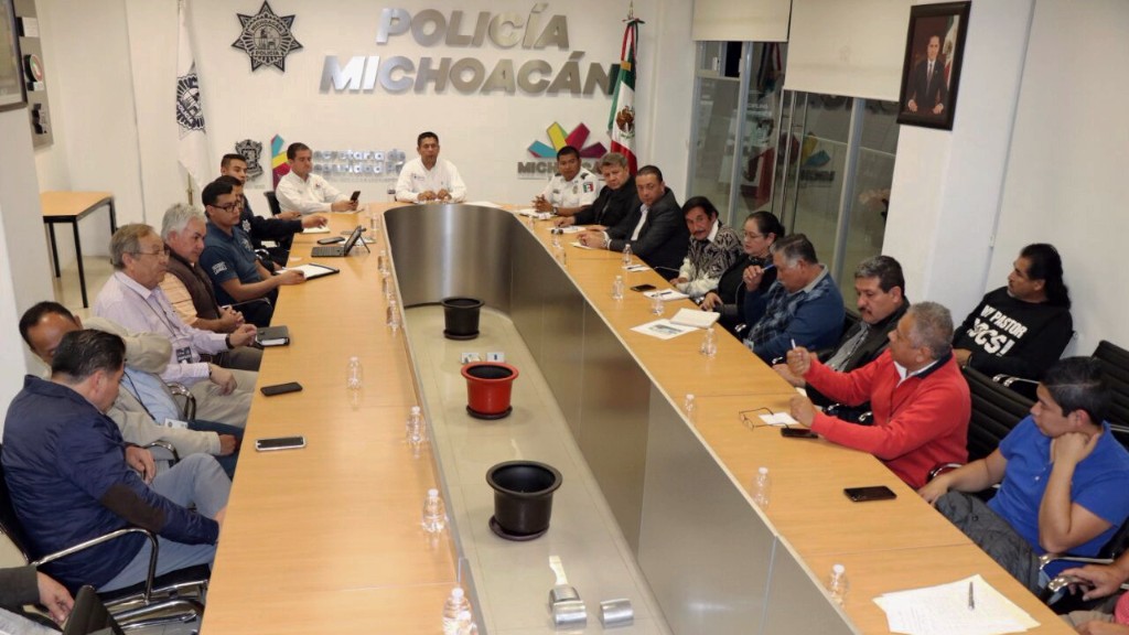 SSP y comerciantes de Morelia coordinan esfuerzos a favor de la seguridad