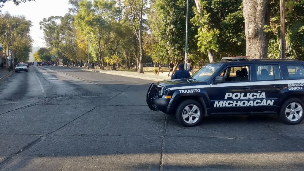 Despliega SSP operativo de vigilancia en Morelia