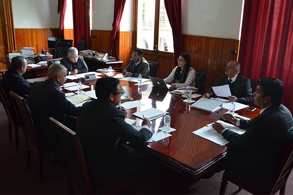 Órganos internos del Poder Judicial de Michoacán sesionan para desahogar temas administrativos