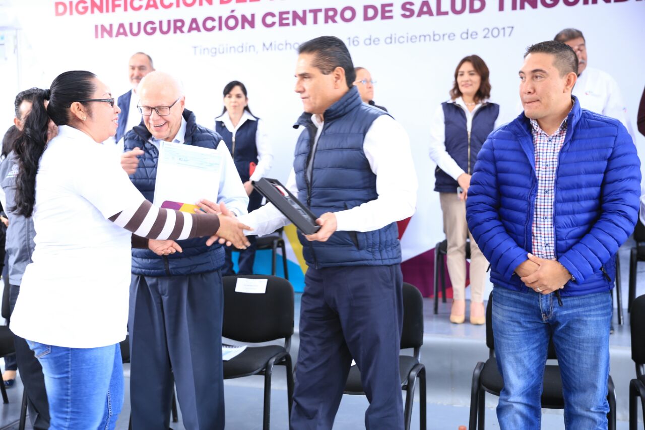 Cumplen Silvano Aureoles y Federación con dignificación de 100% de Centros de Salud en Michoacán