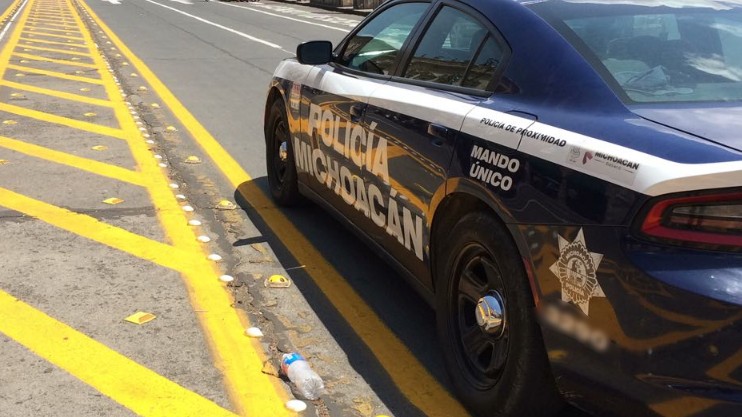 Despliega SSP operativo ante manifestaciones en Morelia