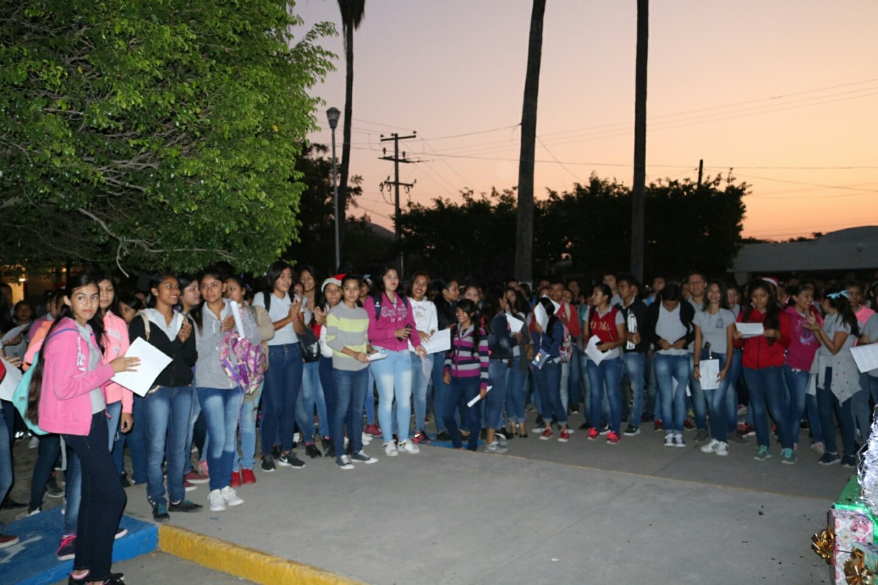 Gobierno de Múgica lleva a cabo encendido de árbol navideño