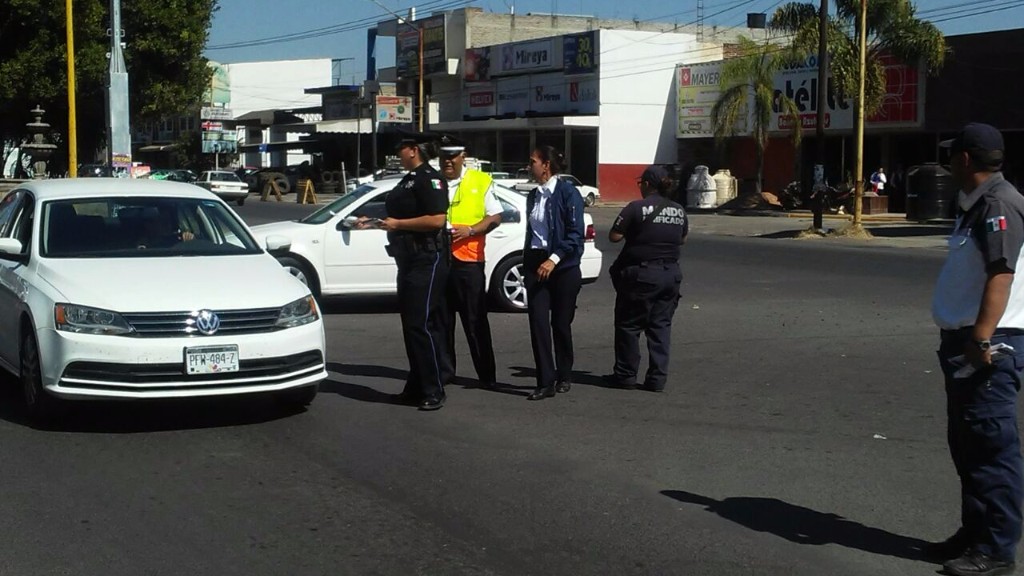Fomenta SSP cultura vial en Sahuayo
