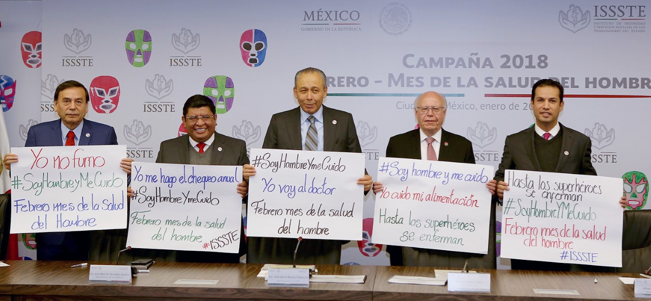 ENCABEZA ISSSTE LA ESTRATEGIA “FEBRERO, MES DE LA SALUD DEL HOMBRE 2018”