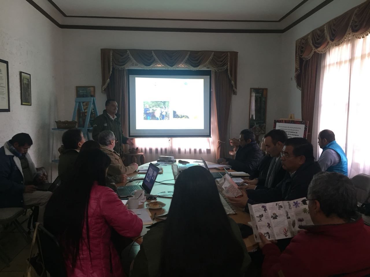 Sectur Michoacán, presenta a personal de la UNESCO las acciones e inversiones en la Reserva de la Biosfera de la Mariposa Monarca: Sectur