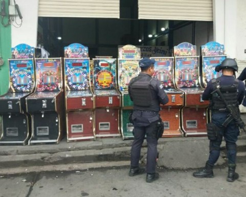 Asegura SSP máquinas tragamonedas y medicamento controlado en Morelia
