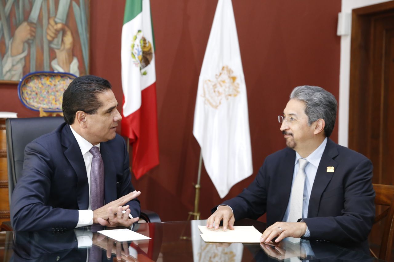 Refrenda Silvano Aureoles respaldo para gestión de recursos extraordinarios a la UMSNH