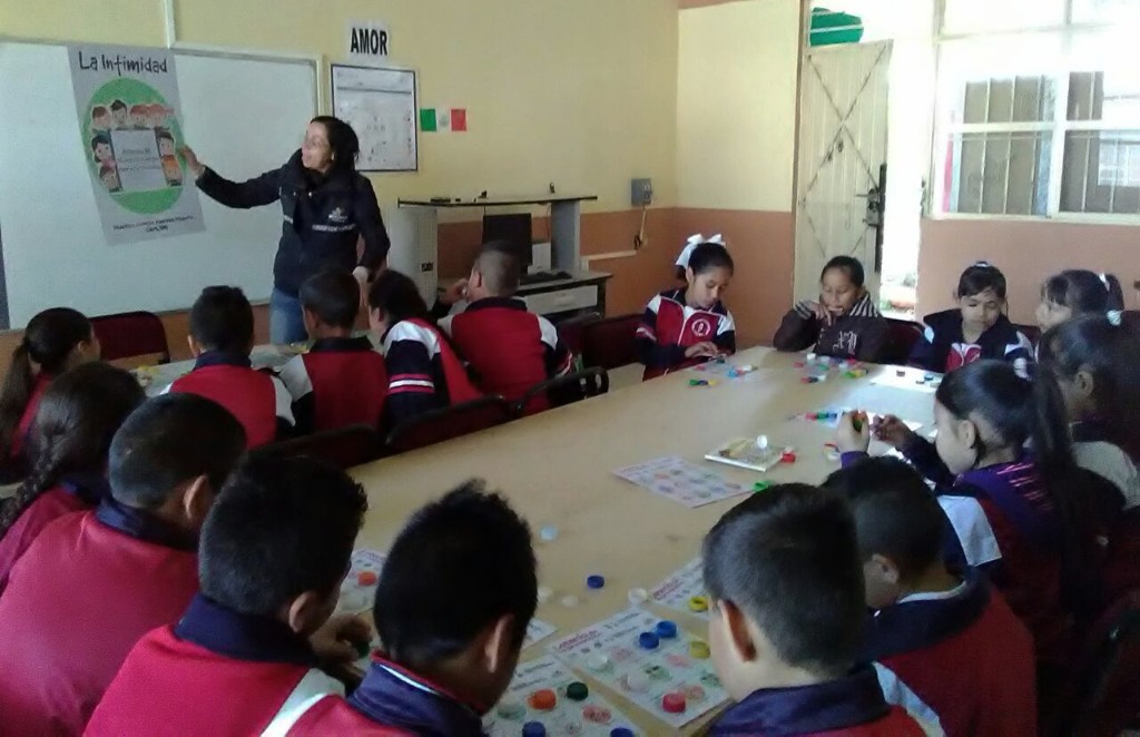 Difunde SSP medidas de autocuidado y valores a infantes