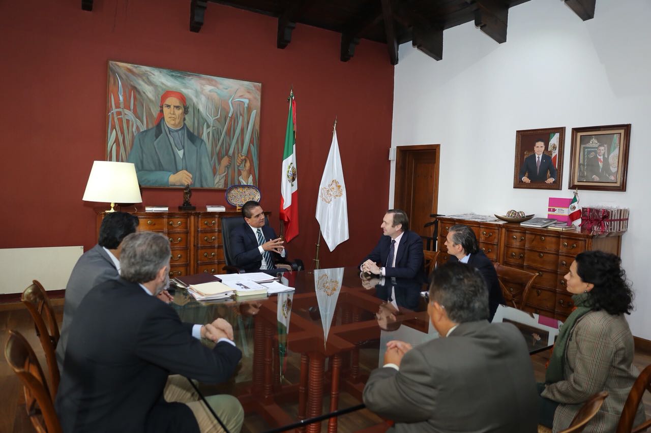 Se reúne Gobernador Silvano Aureoles con Embajador de España en México