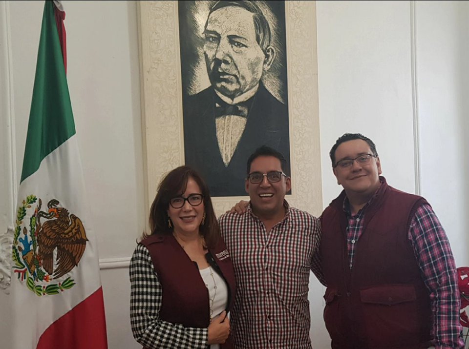 Dirigencia nacional de morena reconoce el trabajo de Osvaldo Ruiz en Morelia