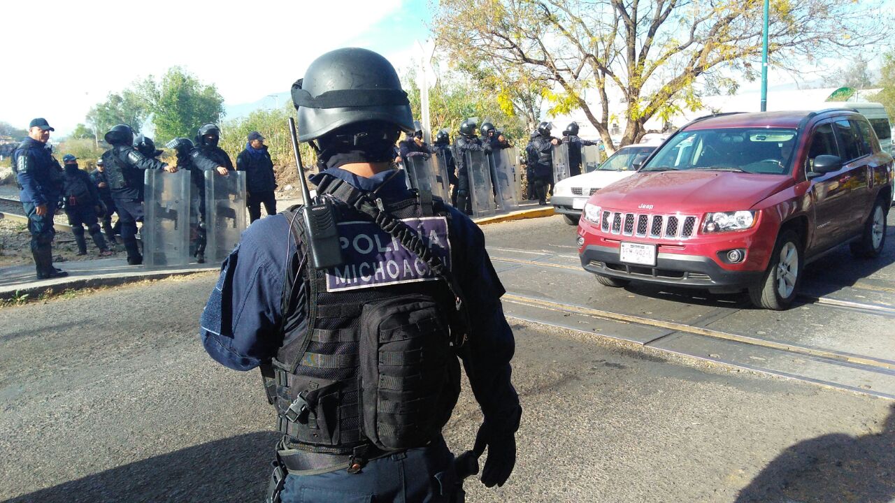 Mantiene SSP despliegue policial ante manifestaciones de la CNTE