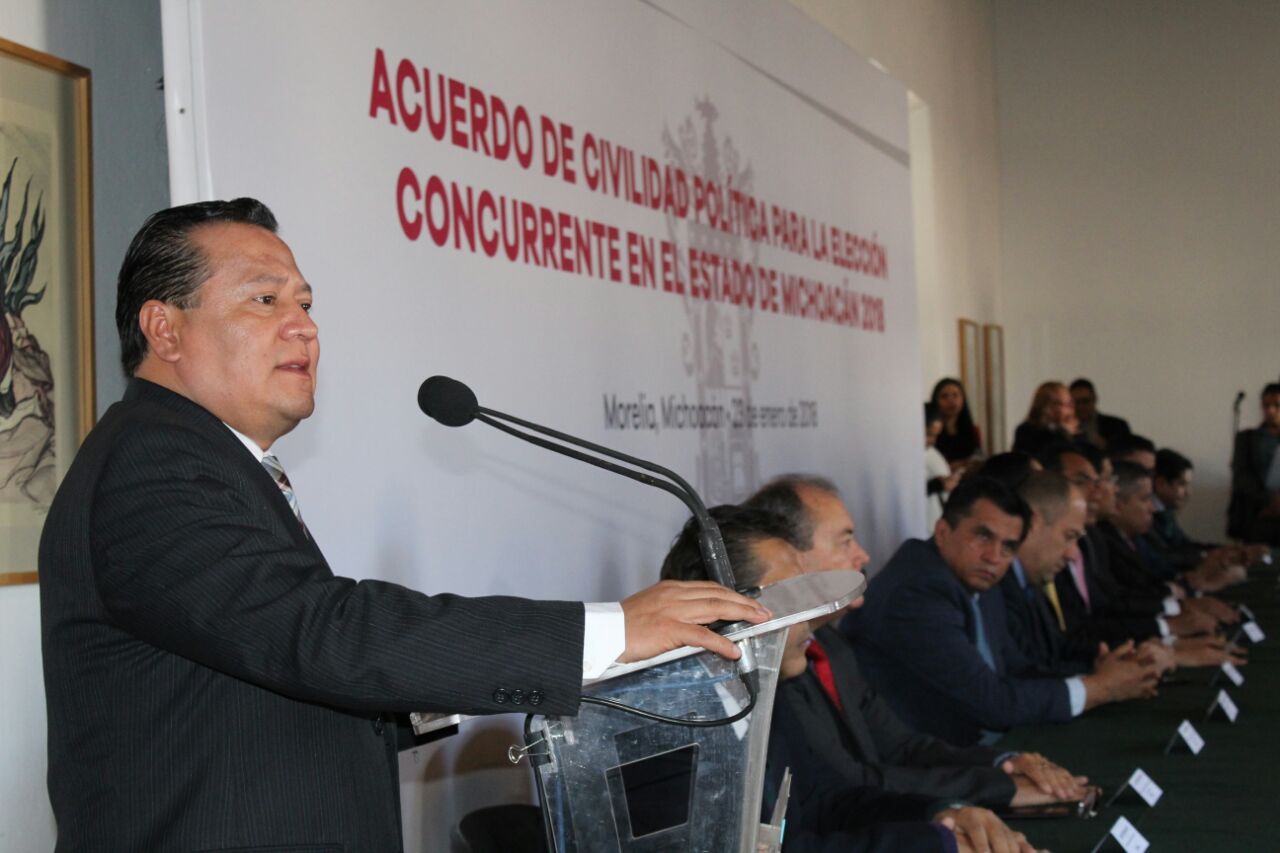 Celebra PRD firma del Acuerdo de Civilidad Política