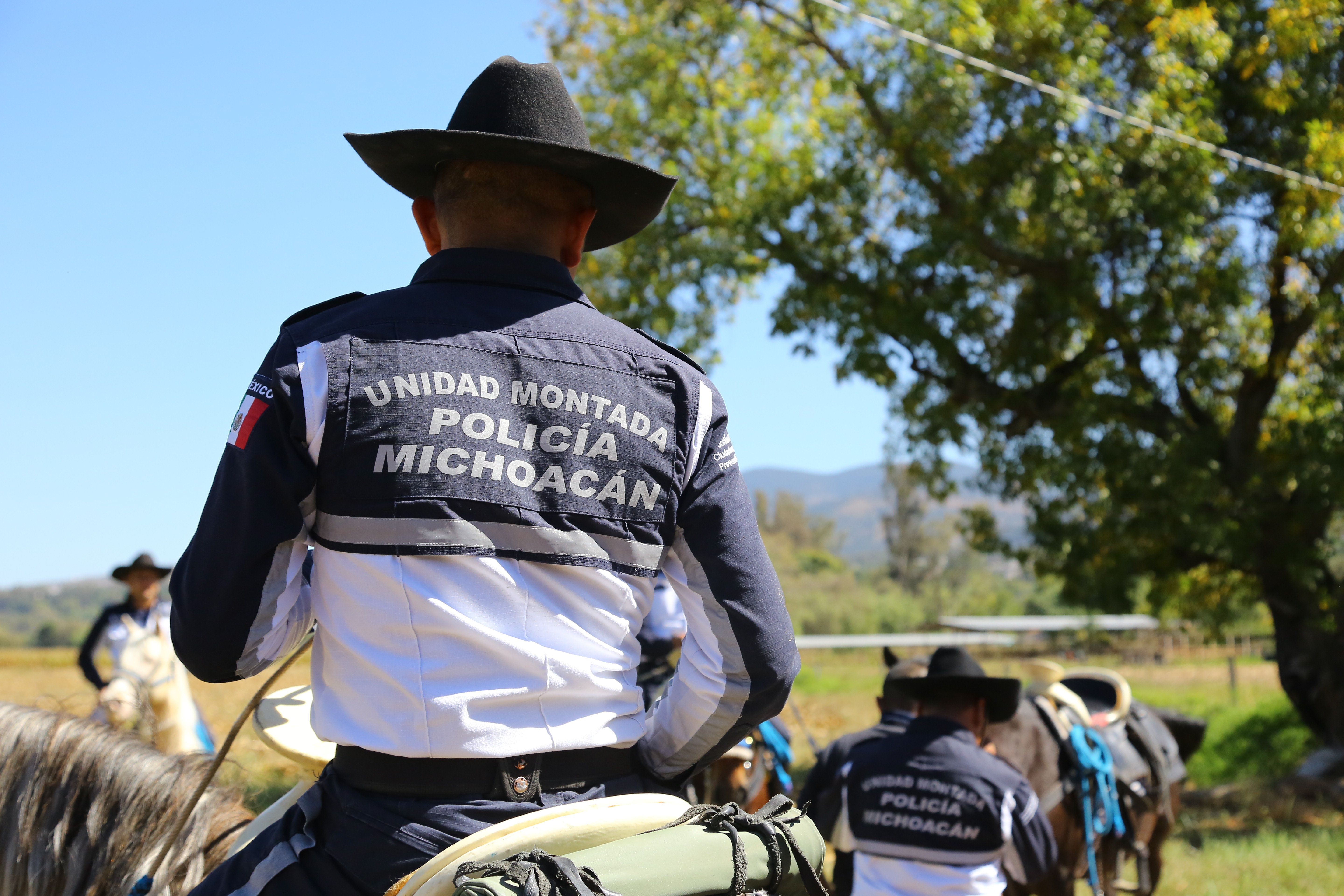 Con equinos entrenados, Policía Michoacán protege a la ciudadanía: SSP
