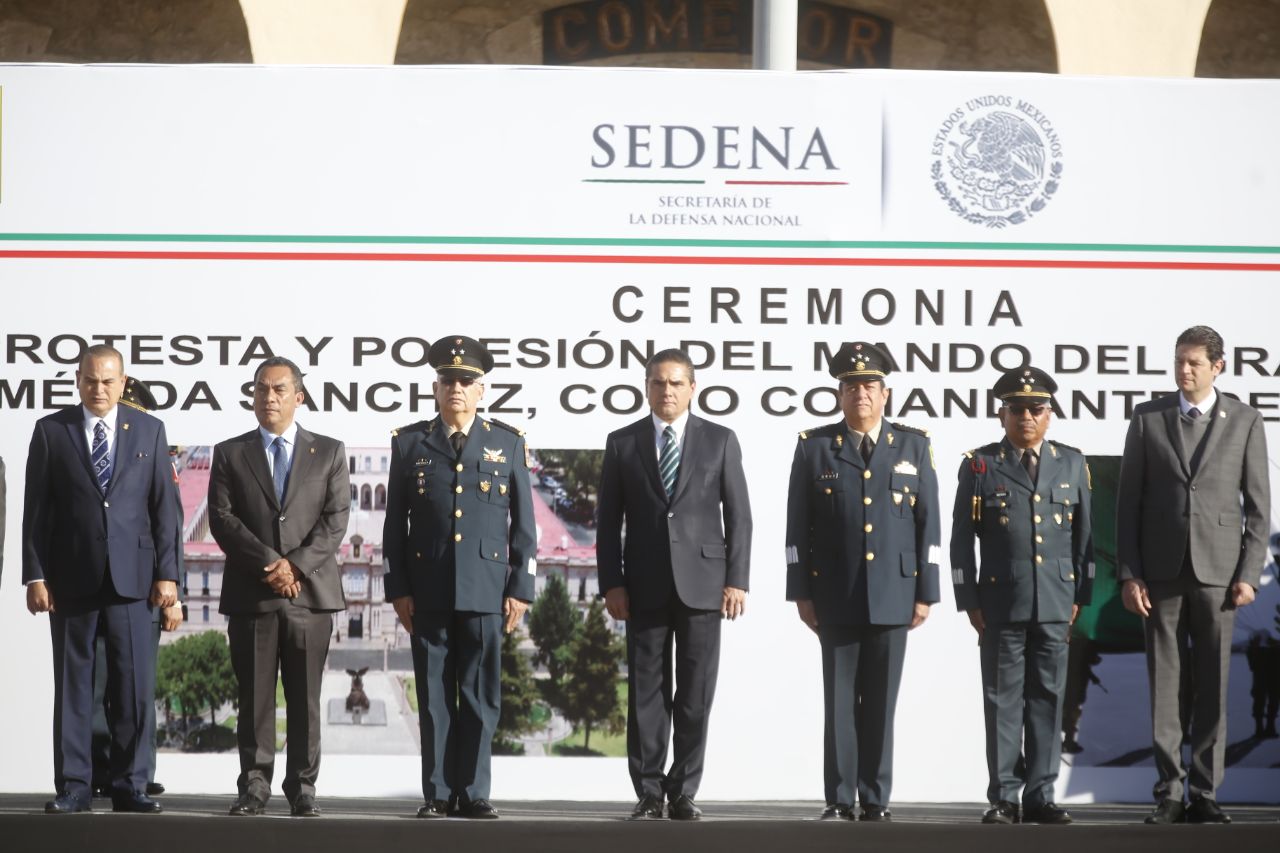 Atestigua Silvano Aureoles protesta de nuevo mando de la 21 Zona Militar