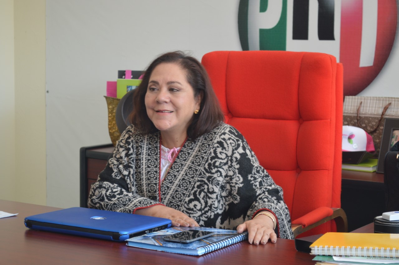«Aún tienen oportunidad en el PRI las mujeres que quieran participar en las próximas elecciones»: Rocío Pineda Gochi.