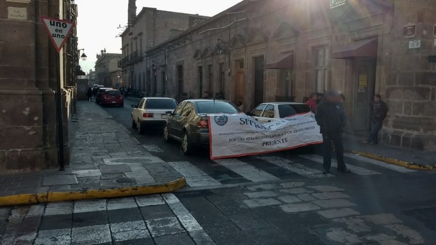 Realiza SSP operativo por manifestaciones en Morelia