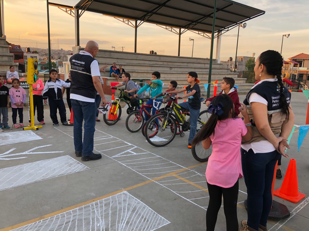 Fomenta SSP cultura vial en niños de Tarímbaro
