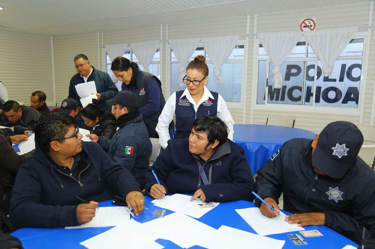 Brinda SSP atención integral a personal de la Policía Michoacán