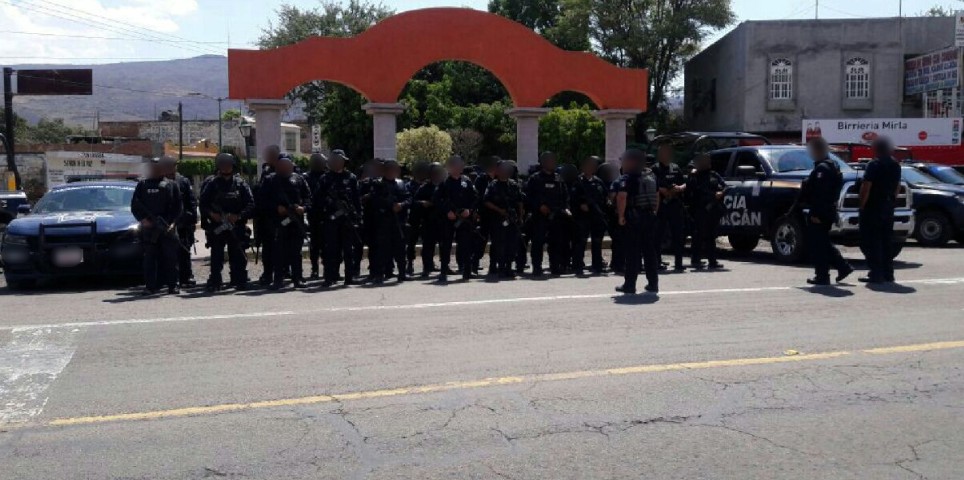 Mantiene SSP despliegue operativo en Michoacán