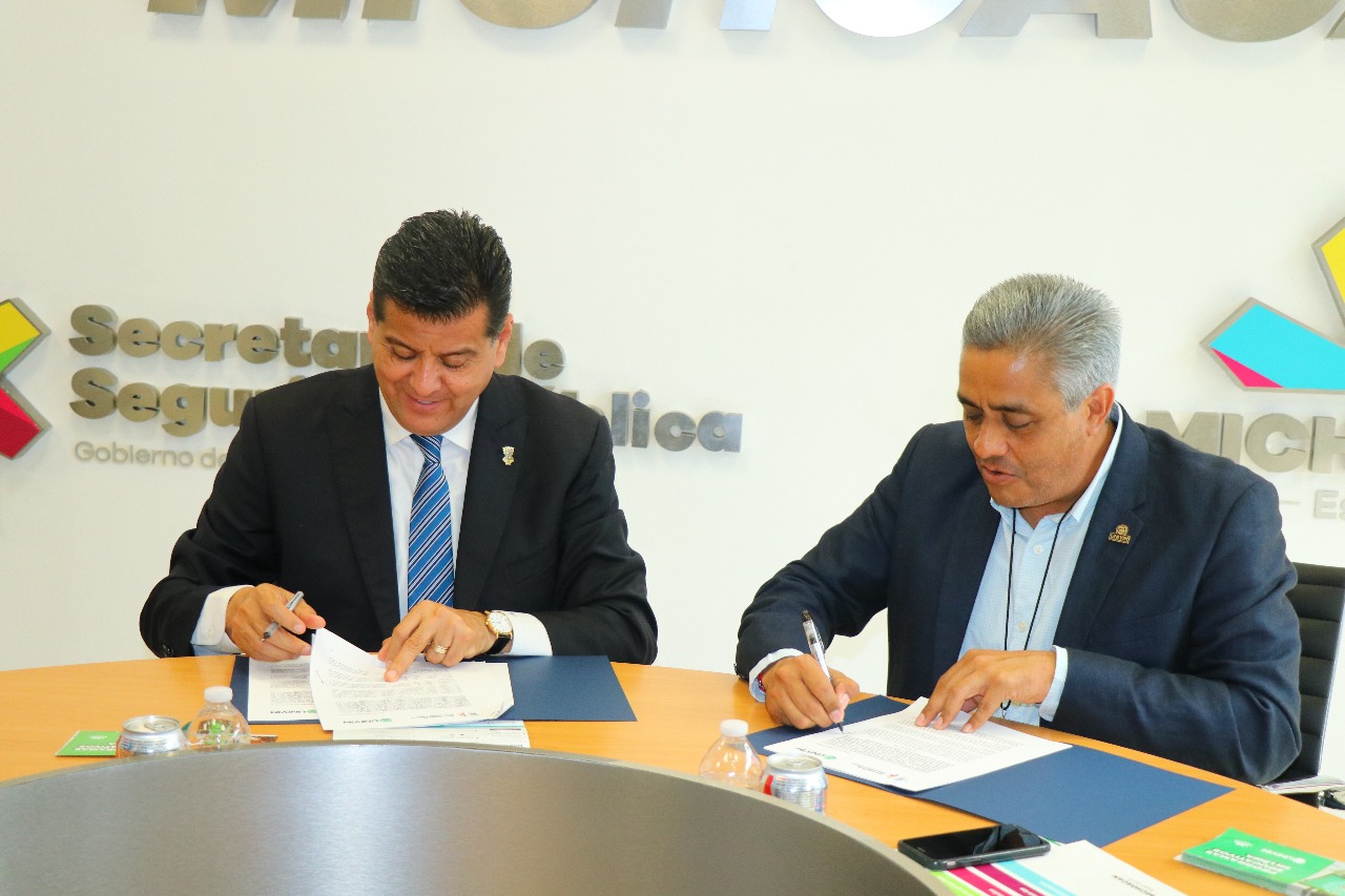 Firman SSP y UNIVIM acuerdo para profesionalización policial