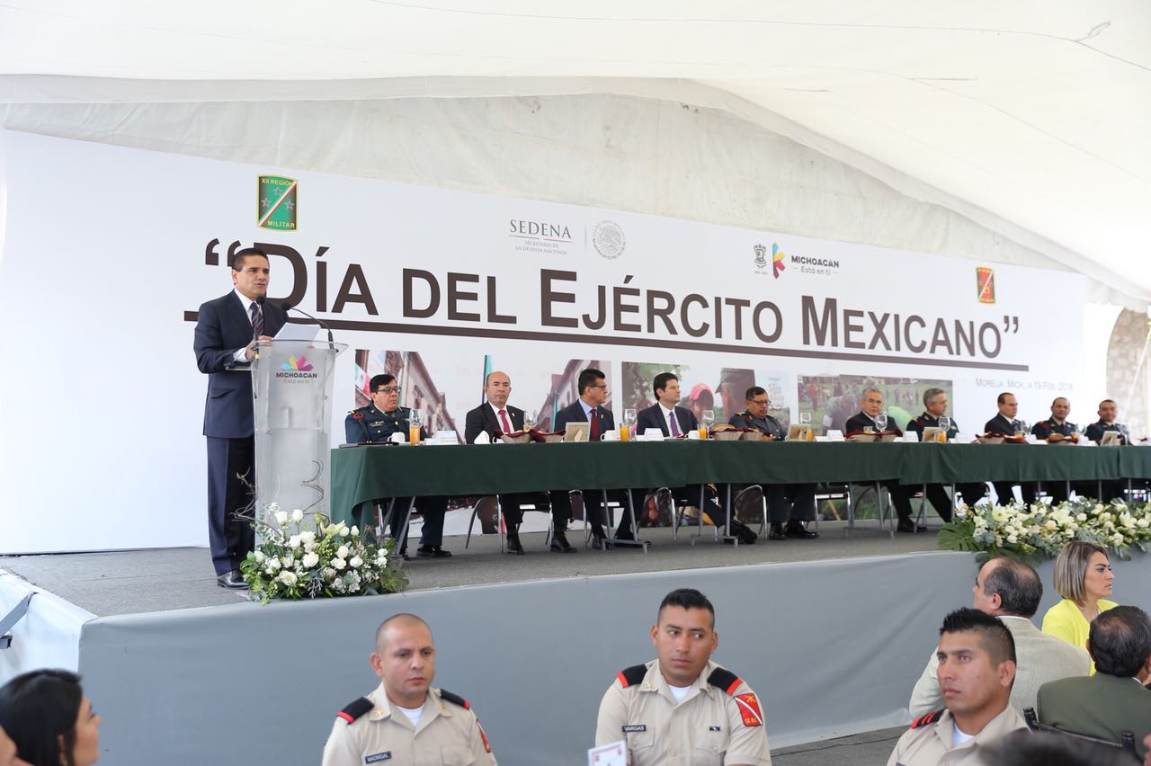 Ejército Mexicano, aliado y pilar para reencauzar el orden: Silvano Aureoles