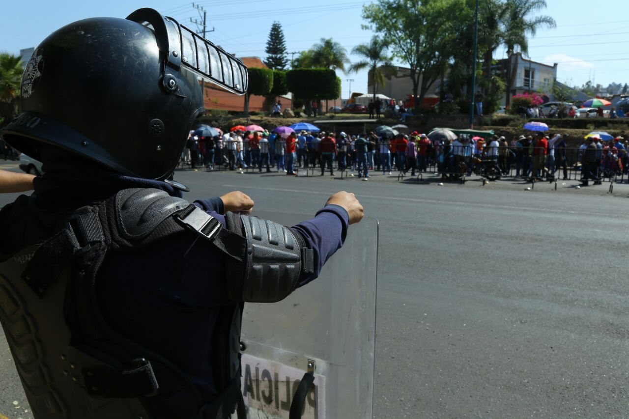 Despliega SSP operativo de vigilancia por movilizaciones de la CNTE