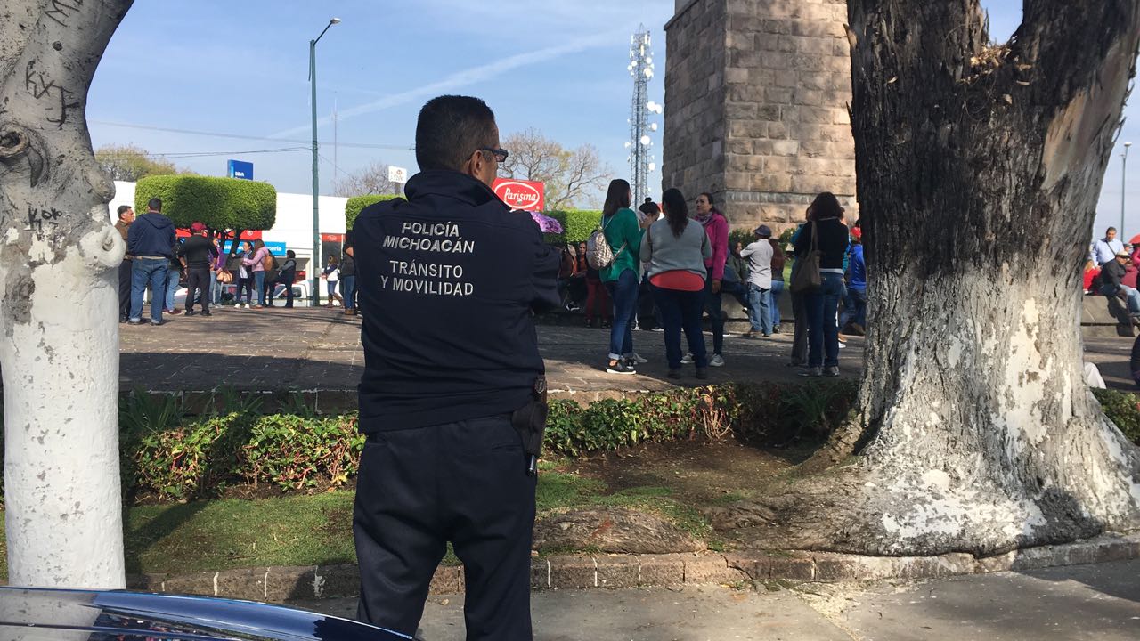 Vigila SSP manifestaciones en Morelia