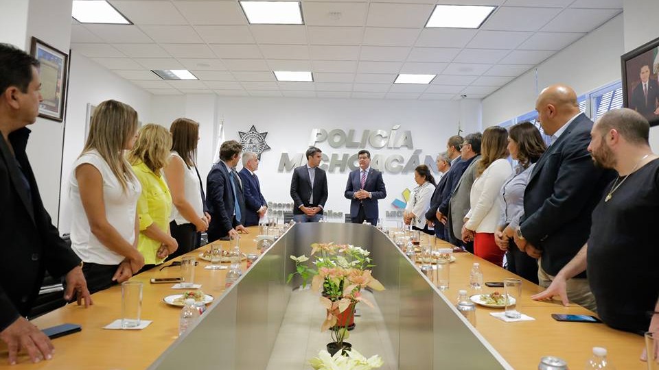 Comparte SSP estrategias en materia de seguridad con diputados de Argentina