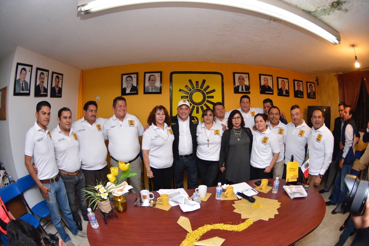 CARLOS QUINTANA REFRENDA ANTE MILITANCIA DEL PRD, COMPROMISO DE TRABAJAR POR MORELIA