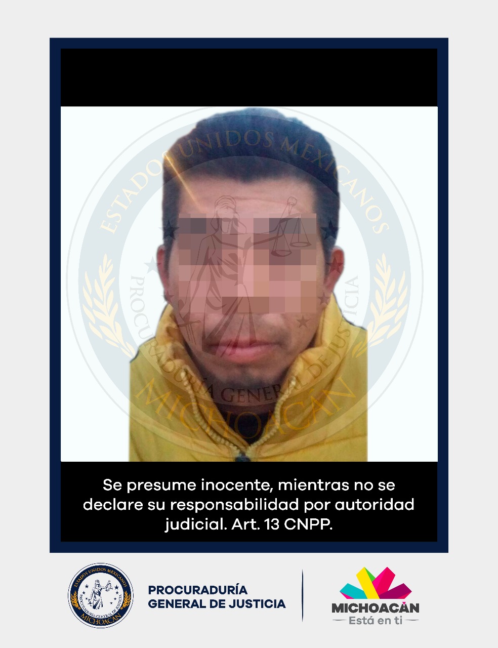Captura PGJE a implicado en homicidio de mujer de Cherán