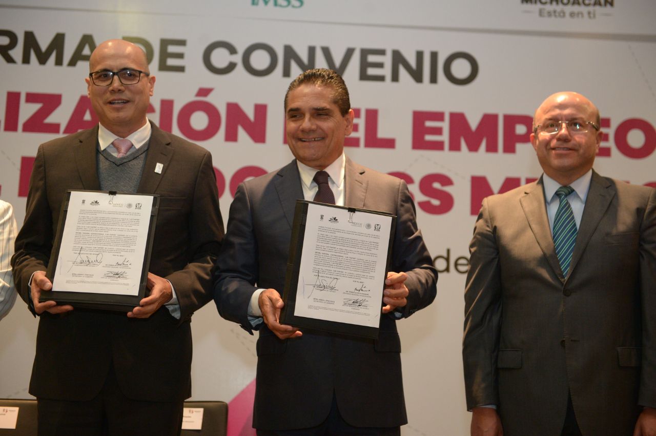 Michoacán, tercera entidad nacional en generación de empleo: Silvano Aureoles