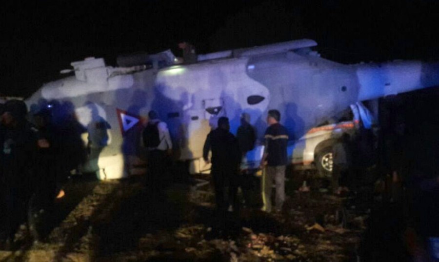 Suman 12 las personas fallecidas al desplomarse helicóptero donde viajaba el Secretario de Gob.