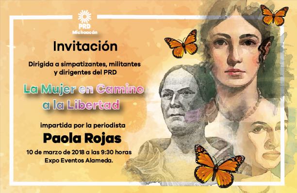 Por Día de la Mujer, Paola Rojas impartirá conferencia en Morelia: PRD