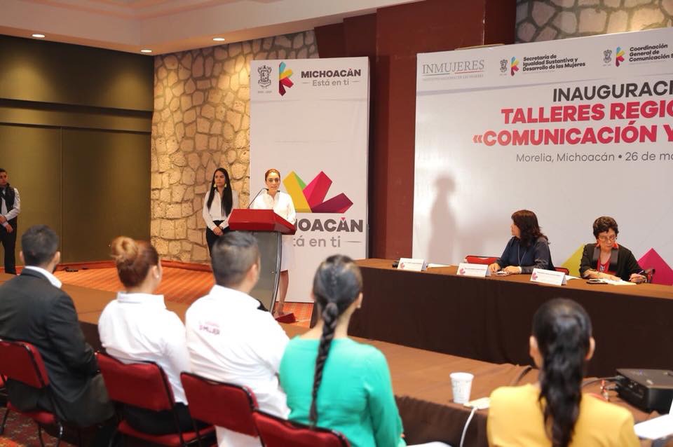 Inaugura Gobierno de Michoacán talleres regionales de Comunicación y Género